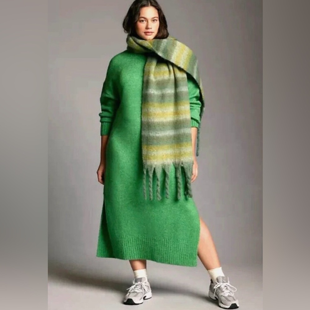 Anthropologie Daily Practice Karigan Midi Sweater Dress: Turtleneck Edition